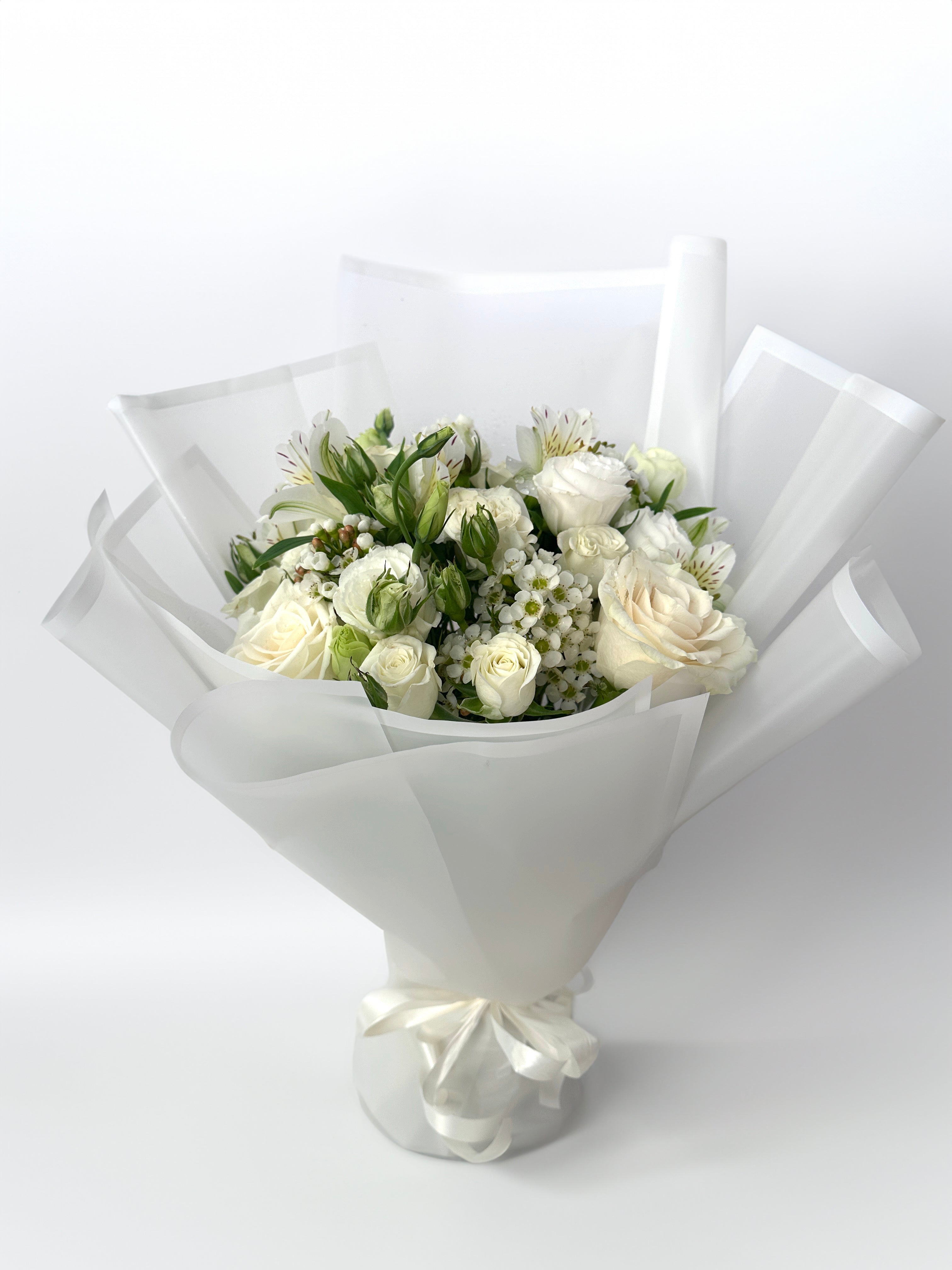 All-White bouquet