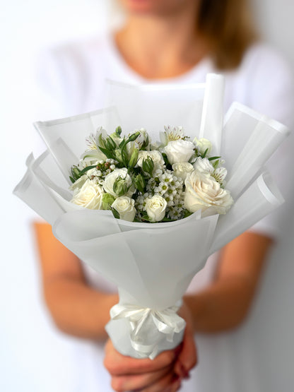 All-White bouquet