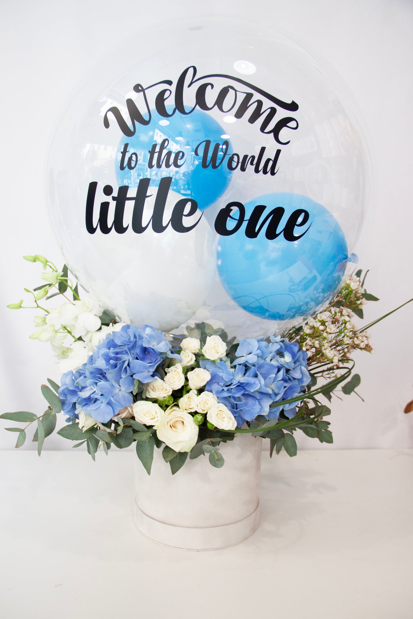 Welcome Baby  Flowers , Chocolates & Balloons